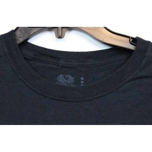 5 Fruit of the Loom Plain Color Shirt Set sz M XXL Black Grey Casual Base Simple - Picture 3 of 16